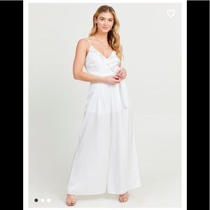 ALTAR'D STATE White "Azzayla Jumpsuit" NWT